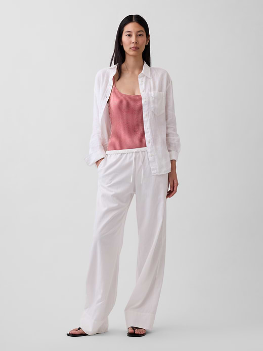 Gap 100% Linen Oversized Shirt — photo 3