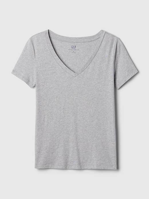 Gap Organic Cotton VintageSoft V-Neck T-Shirt — photo 6