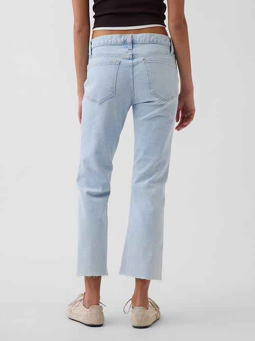 Gap Low Rise Long & Lean Crop Jeans — photo 5
