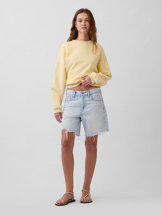 Gap 8" Mid Rise UltraSoft Loose Bermuda Shorts — photo 1