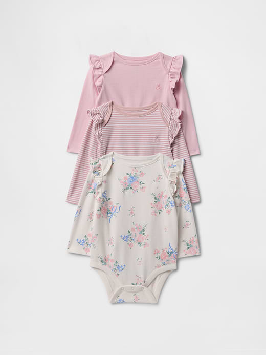 Gap Baby First Favorites TinyRib Bodysuit (3-Pack) — photo 1