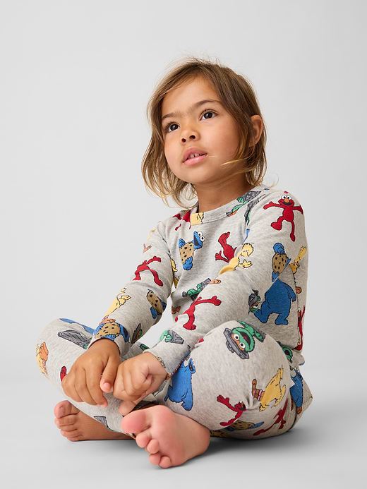 Gap Baby & Toddler  Sesame Street Organic Brushed Cotton PJ Set — photo 3