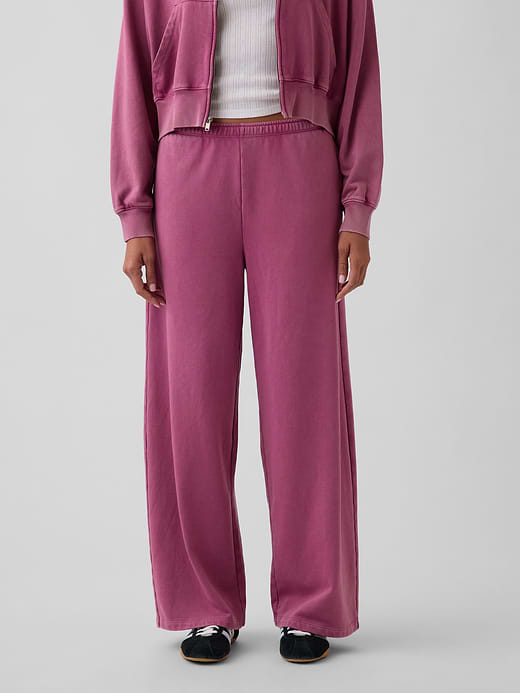 Gap Mid Rise VintageSoft Terry Loose Sweatpants — photo 3