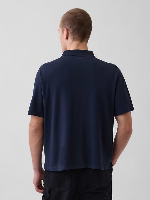 Gap Relaxed Pique Polo — photo 4