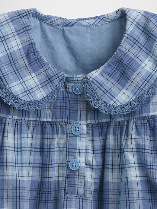 Gap Baby Collared Plaid Dress — photo 4
