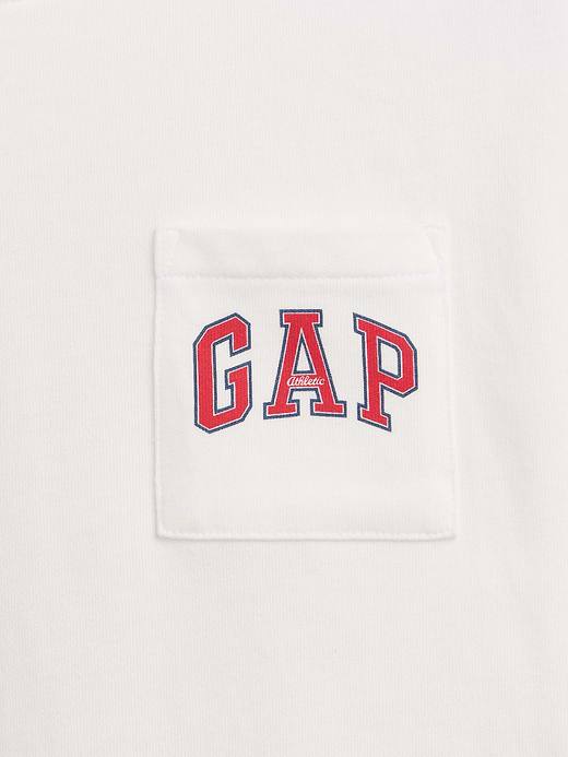 Gap Kids Heavyweight Relaxed Gap Logo T-Shirt — photo 5