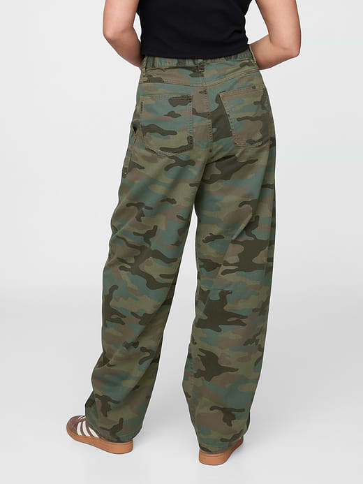 Gap Mid Rise Twill Barrel Pants — photo 7