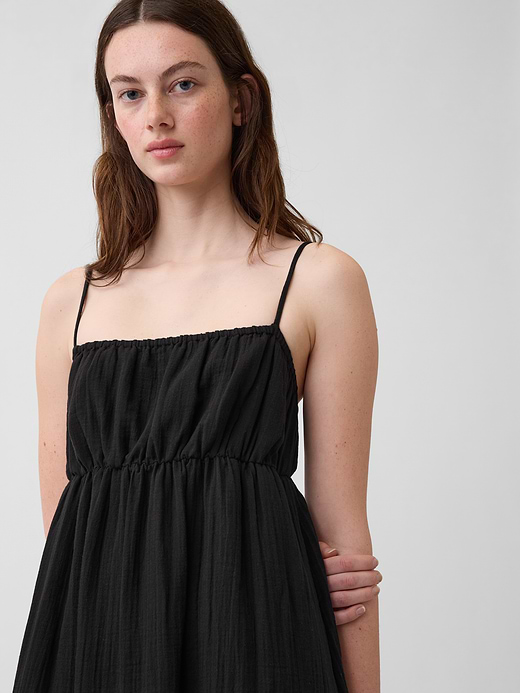 Gap Cotton Gauze Tiered Empire Waist Dress — photo 5