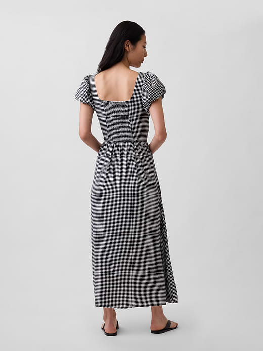 Gap Linen-Blend Drop-Waist Maxi Dress — photo 3