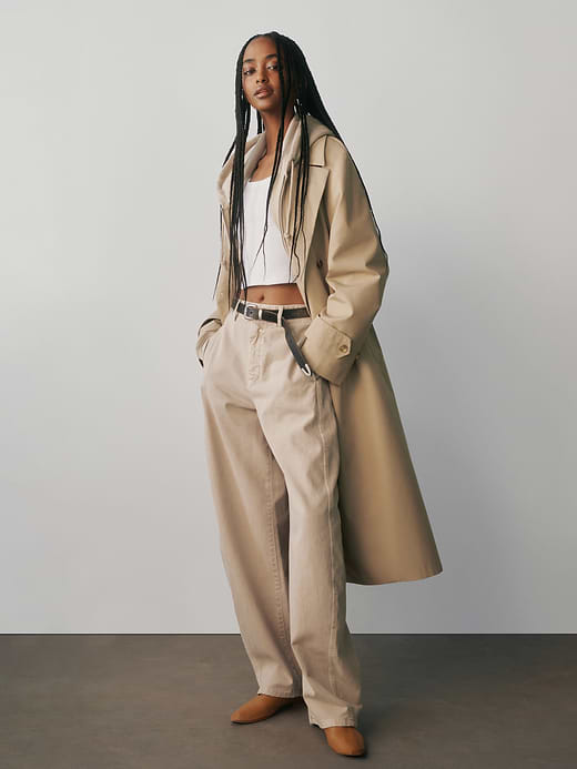 Gap Mid Rise Twill Barrel Pants — photo 9