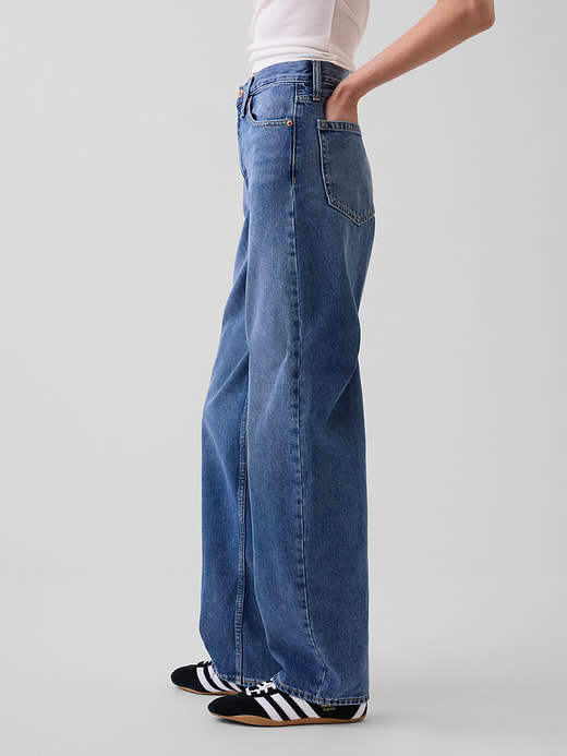 Gap High Rise Barrel Jeans — photo 4