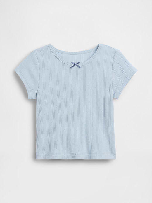 Gap Baby & Toddler Pointelle Rib T-Shirt — photo 1