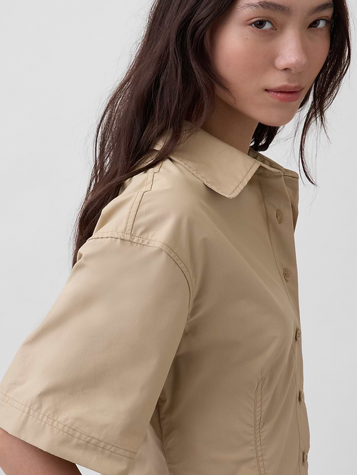 Gap Poplin Mini Shirtdress — photo 5