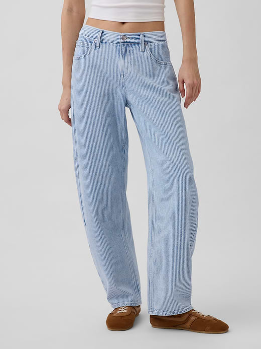 Gap Low Rise Barrel Jeans — photo 3
