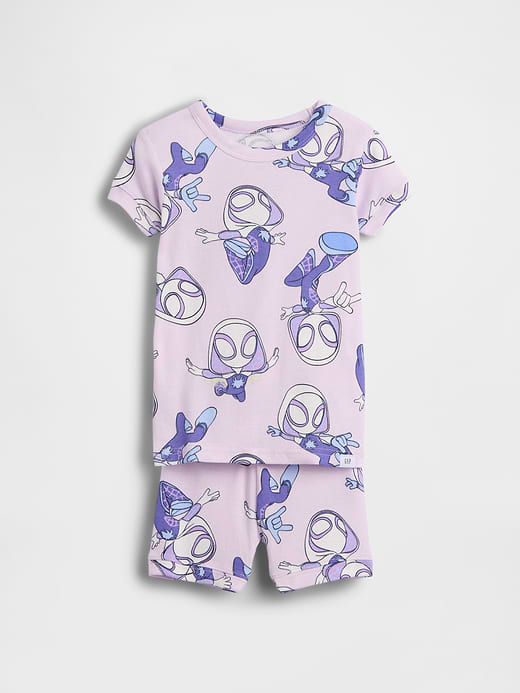 Gap Baby & Toddler Marvel Organic Brushed Cotton PJ Short Set — photo 1