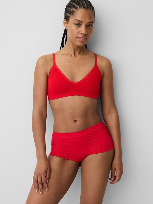 Gap Seamless Rib Triangle Bralette — photo 1