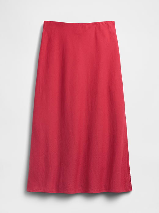 Gap Linen-Blend Maxi Slip Skirt — photo 6