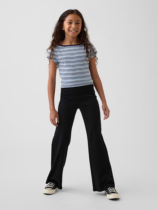 Gap Kids Foldover Flare Leggings — photo 1