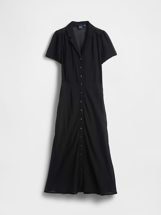 Gap Sheer Midi Shirtdress — photo 6