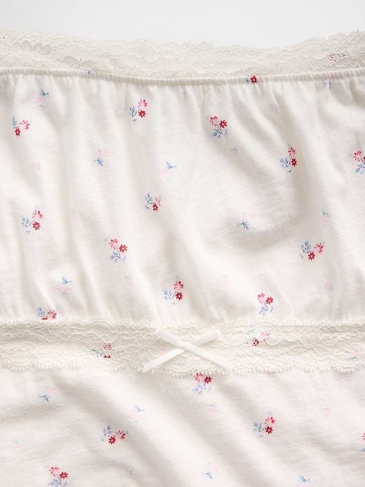 Gap Kids Lace-Trim Puff-Sleeve Top — photo 5