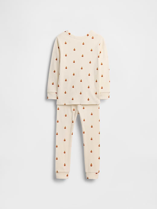 Gap Kids & Baby Organic Brushed Cotton Glow-In-The-Dark Skeleton PJ Set — photo 3