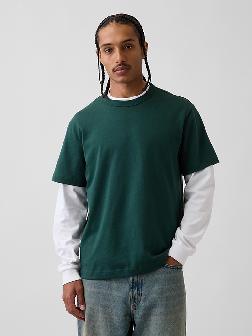 Gap Adult Heavyweight Relaxed T-Shirt — photo 1