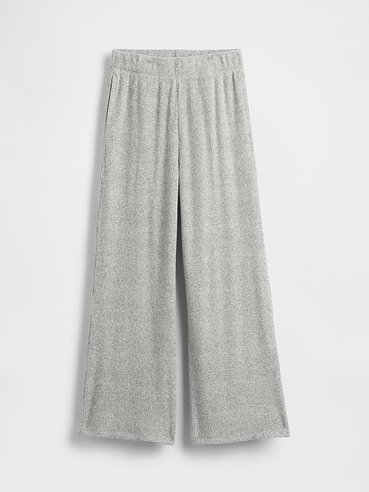 Gap Kids Softspun Rib Wide-Leg Pants — photo 3