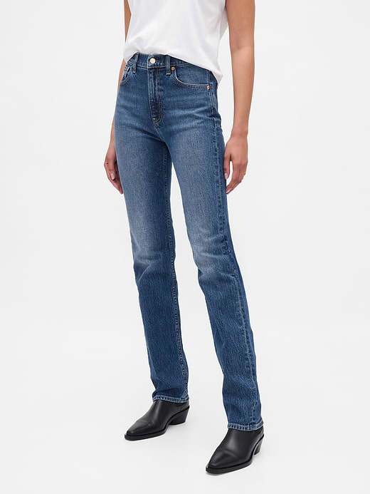 Gap High Rise ’90s Slim Straight Jeans — photo 3