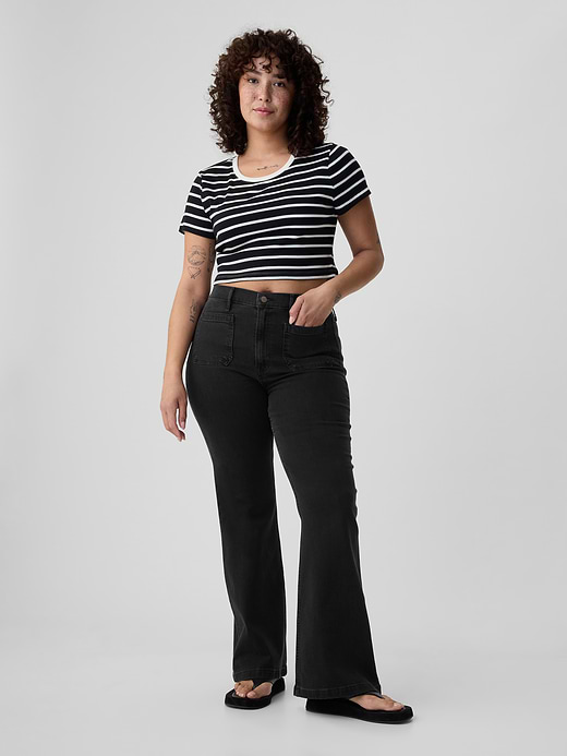Gap High Rise '70s Flare Jeans — photo 6