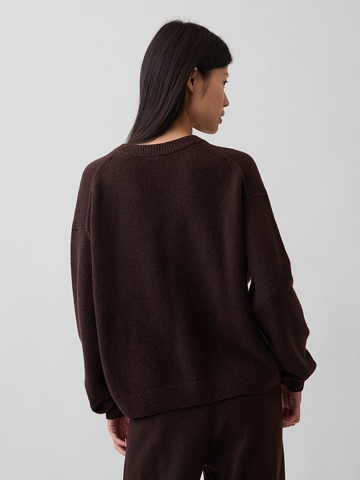 Gap CashSoft Oversized V-Neck Sweater — photo 4