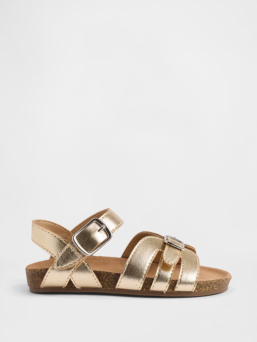 Gap Toddler Metallic Strap Sandals — photo 1