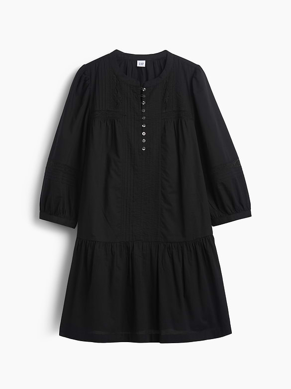 Gap Lace-Trim Drop-Waist Mini Dress — photo 6