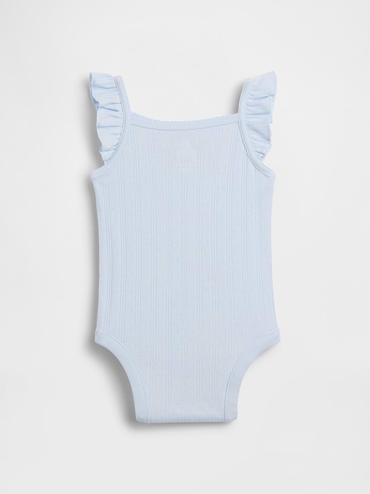Gap Baby Pointelle Rib Tank Bodysuit — photo 3