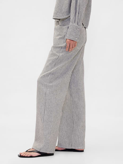 Gap Linen-Cotton Wide-Leg Pants — photo 4