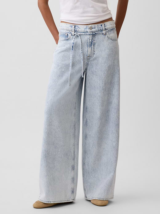Gap Mid Rise UltraSoft Baggy Jeans — photo 3