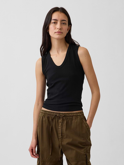 Gap Variegated Rib Tank Top — photo 1