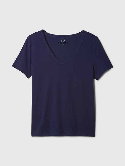 Gap Organic Cotton VintageSoft V-Neck T-Shirt — photo 5