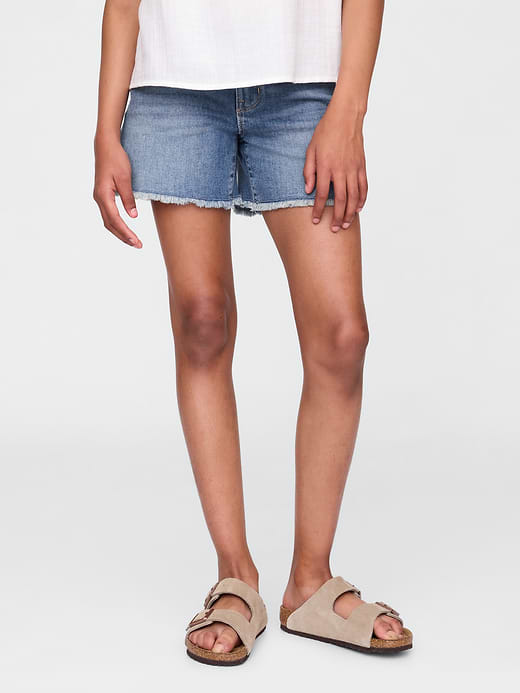 Gap Kids Denim Midi Shorts — photo 4