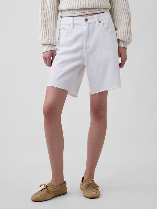 Gap 8" Mid Rise UltraSoft Loose Bermuda Shorts — photo 3