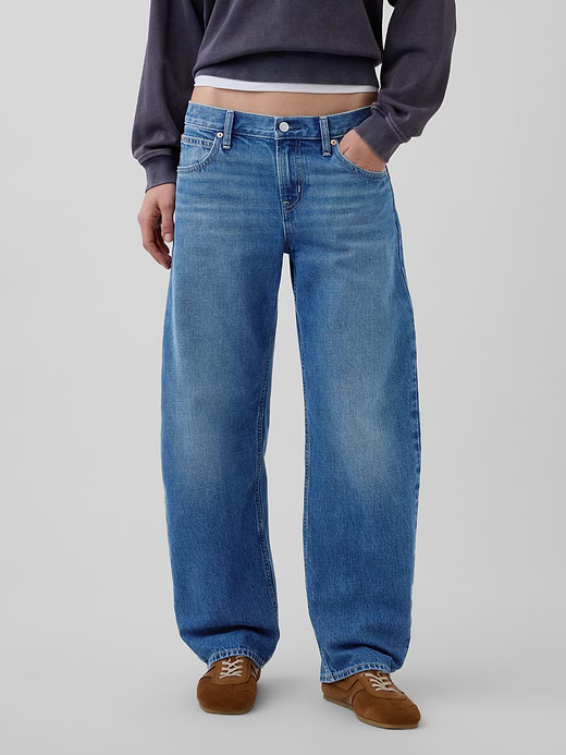 Gap Low Rise Barrel Jeans — photo 3