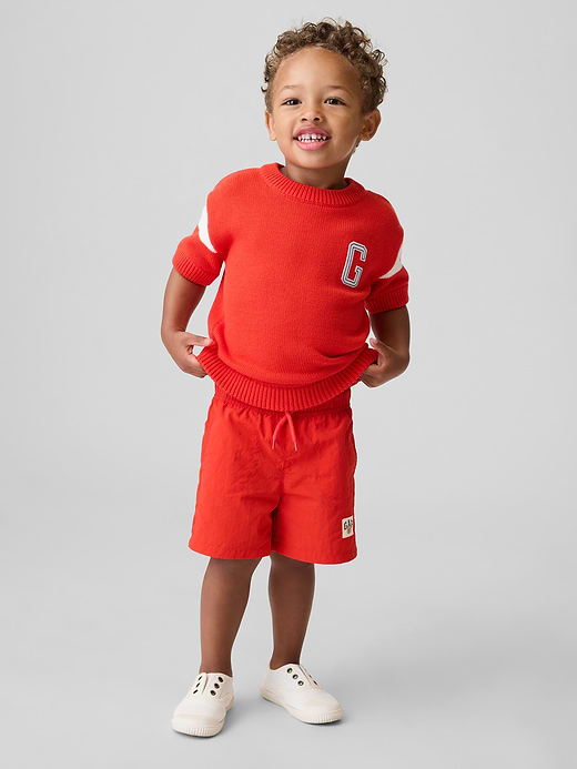Gap Baby & Toddler Varsity Logo Sweater Shirt — photo 1