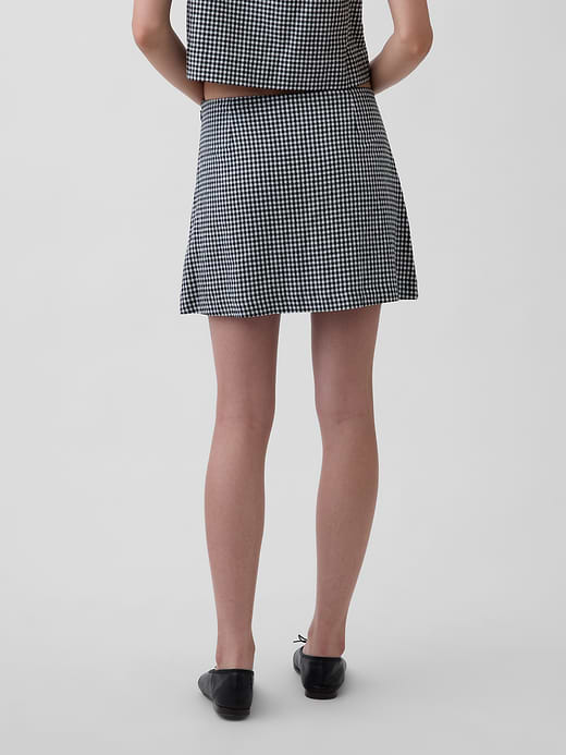 Gap Linen-Blend Mini Skort — photo 3