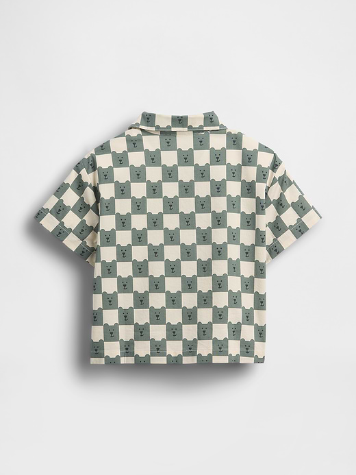 Gap Baby & Toddler Organic Cotton Poplin Print Shirt — photo 4