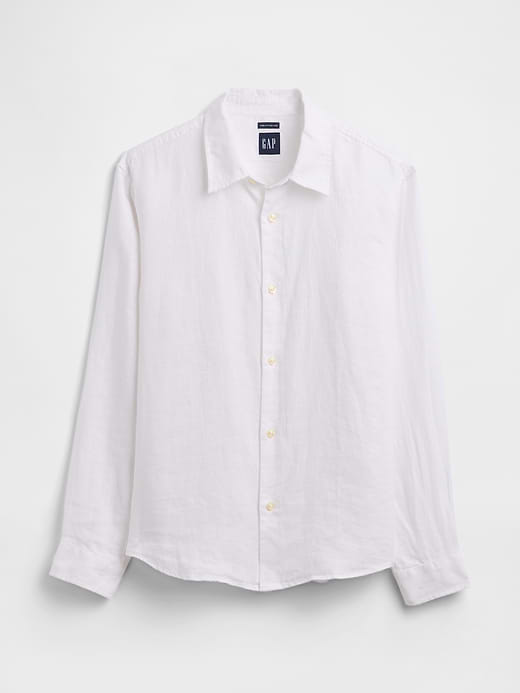 Gap 100% Linen Classic Shirt — photo 6