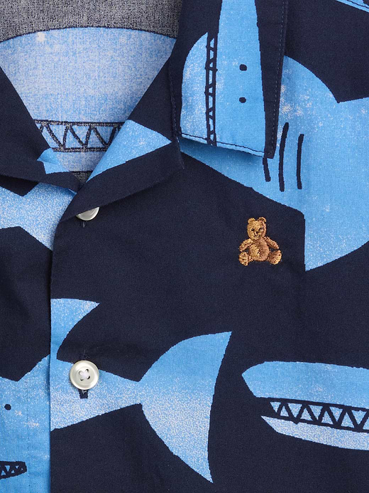 Gap Baby & Toddler Organic Cotton Poplin Print Shirt — photo 4