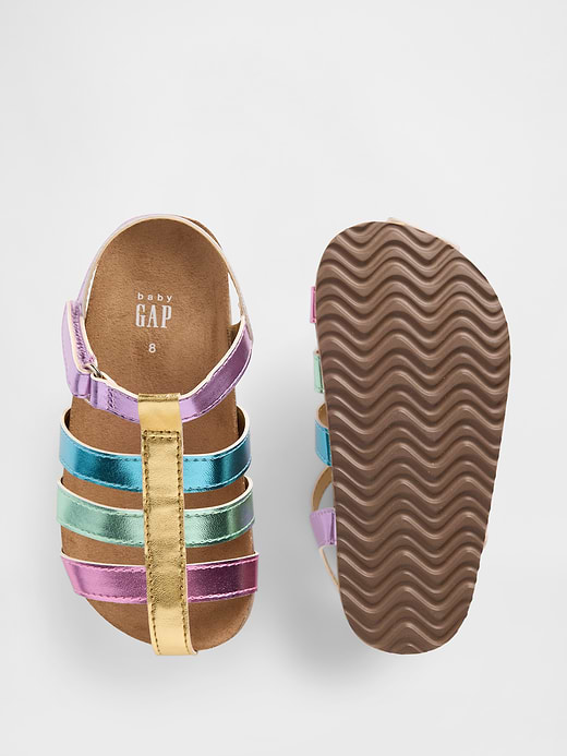 Gap Toddler Metallic Fisherman Sandals — photo 4