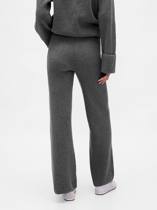 Gap CashSoft Shaker-Stitch Sweater Pants — photo 5