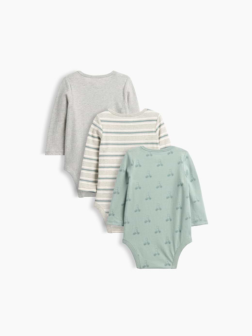 Gap Baby First Favorites TinyRib Bodysuit (3-Pack) — photo 3