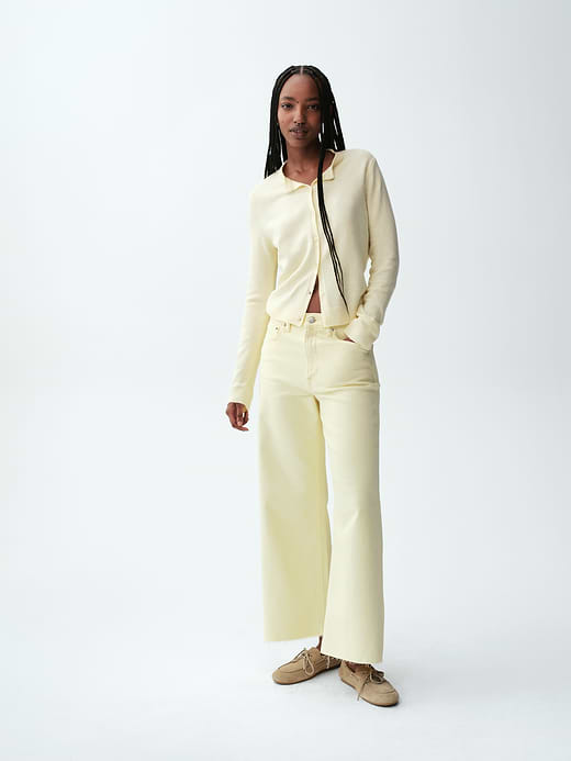 Gap High Rise Stride Wide-Leg Ankle Jeans — photo 8