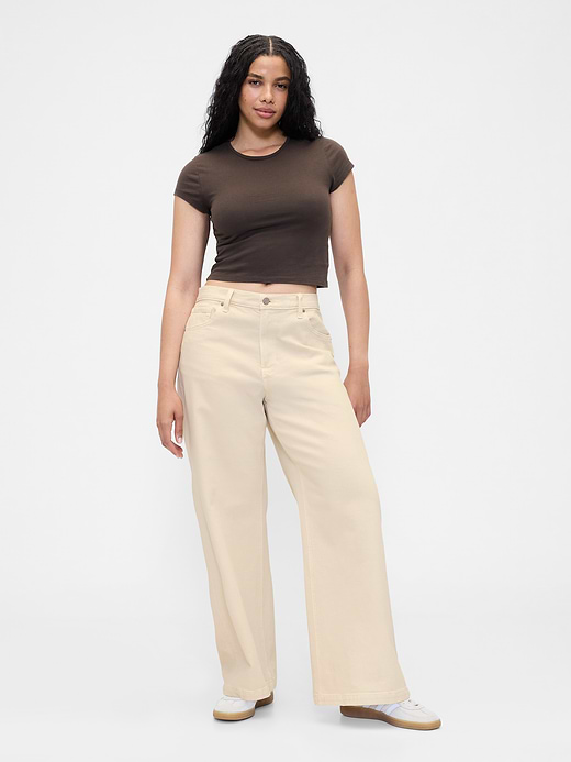Gap High Rise Stride Wide-Leg Jeans — photo 6